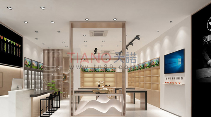 專賣店設計  東莞羽鵬名茶